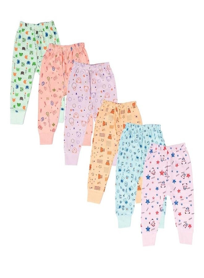 OKARA Pure Cotton Pyjamas for Baby Boys & Baby Girls (Multicoloured) (Pack of 6),0-3 Months - Image 1