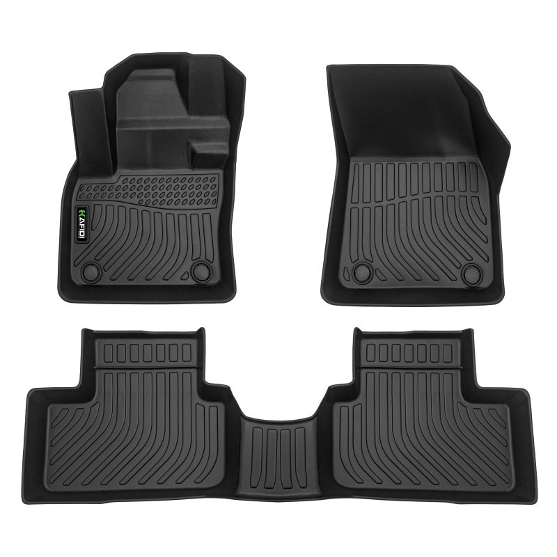 HAFIDI Floor Mats Custom for Volvo XC40 20192025Not Fit Recharge All Weather Protection TPE Heavy Duty NonSlip Automotive Floor Liners Fits Front 2nd Row Full Set Accessories Black