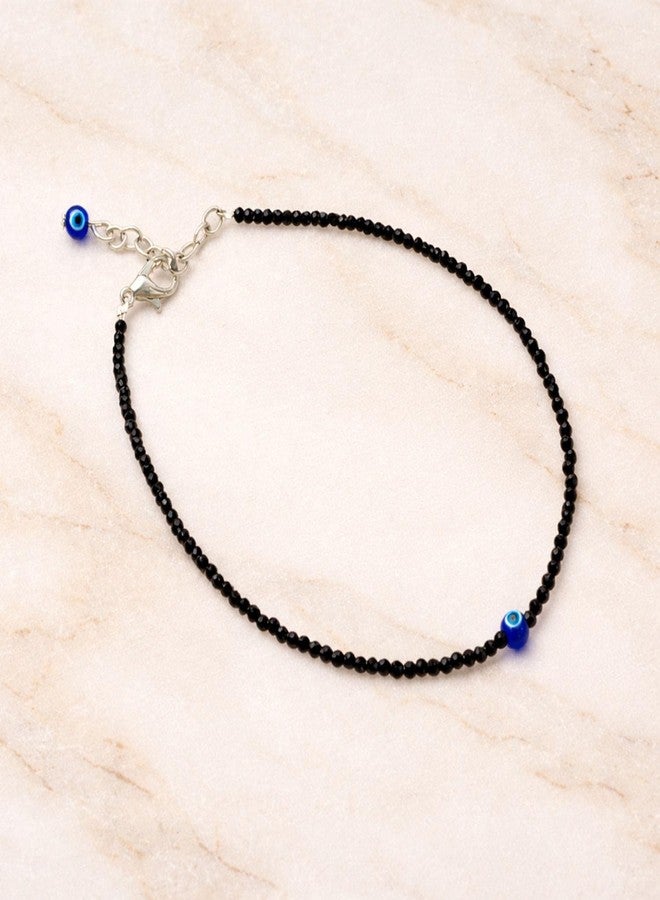 YiCan Evil Eye Nazar Anklet Bracelet Combo for Women - (Pack Of 2) Evil Eye Protection Payal Set | Stylish Dailywear & Ethnic Anklets | Traditional Foot Jewelry for Girls & Ladies Anklet for Women - Image 2