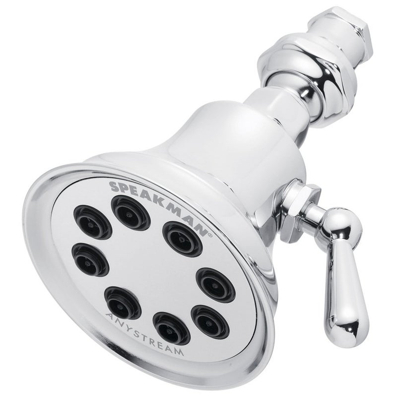 Speakman Retro S3015 8Jet Shower Head 25 GPM Polished Chrome