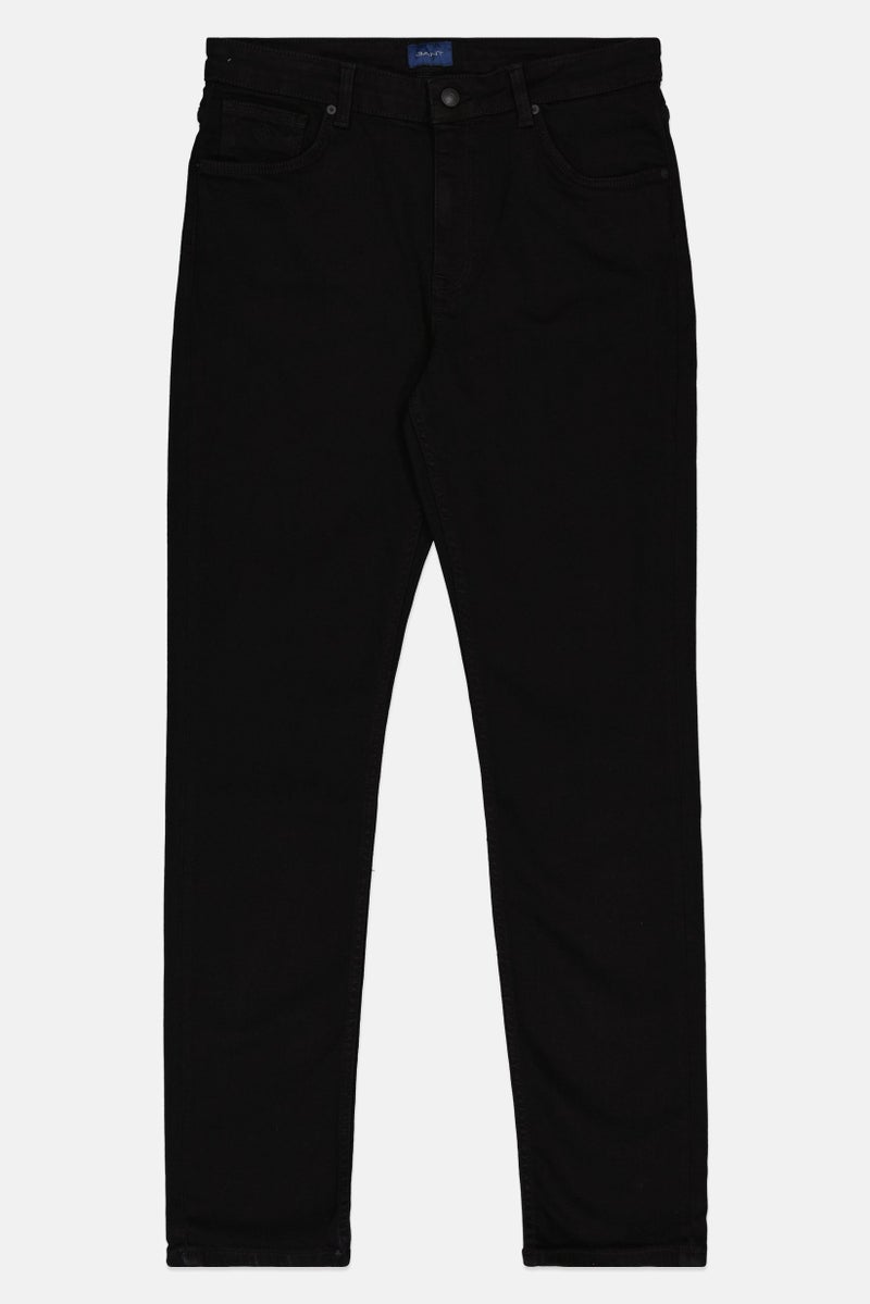 GANT Women Slim Fit Washed Stretchable Jeans, Black - Image 2