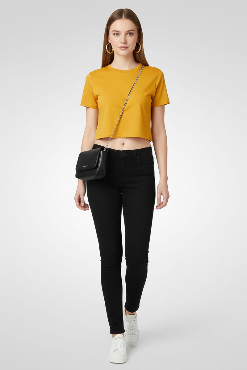 GANT Women Slim Fit Washed Stretchable Jeans, Black - Image 1