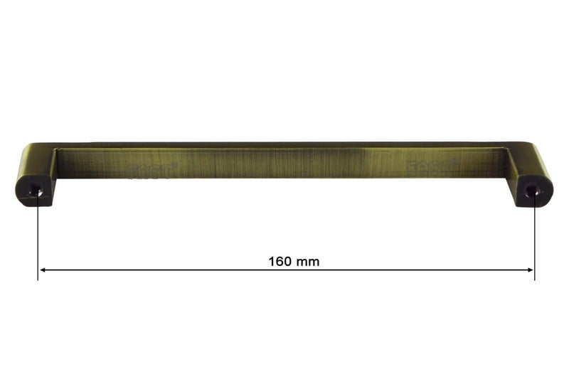 FAST CP35 Brass Antique Stainless Steel Furniture Cabinet Pull Door Handle for Wardrobe Cupboard Dresser Doors and Drawer 2pcs (160mm 8inch) - Image 5