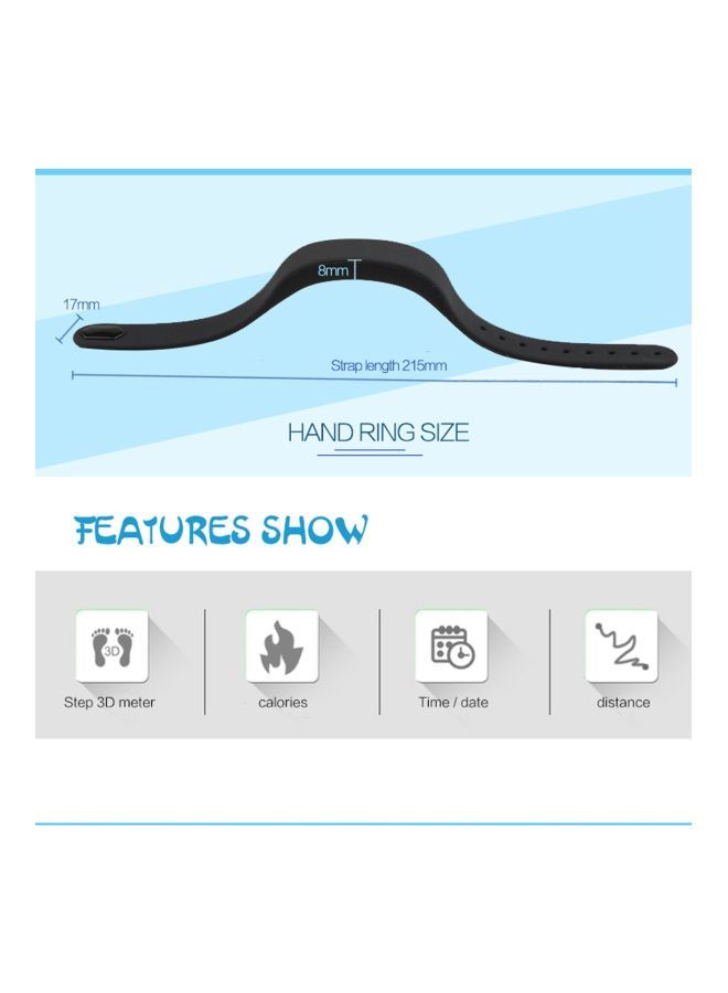 NIBEMINENT T5 Fitness Tracker Black - Image 5