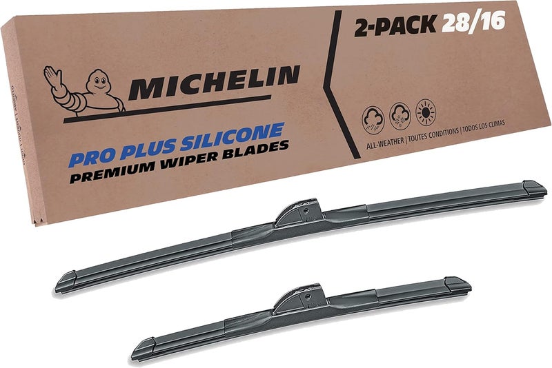 Michelin شفرات المساحات السيليكونية ميشلان برو بلس 28 و 16 بوصة حزمة مزدوجة - Image 1