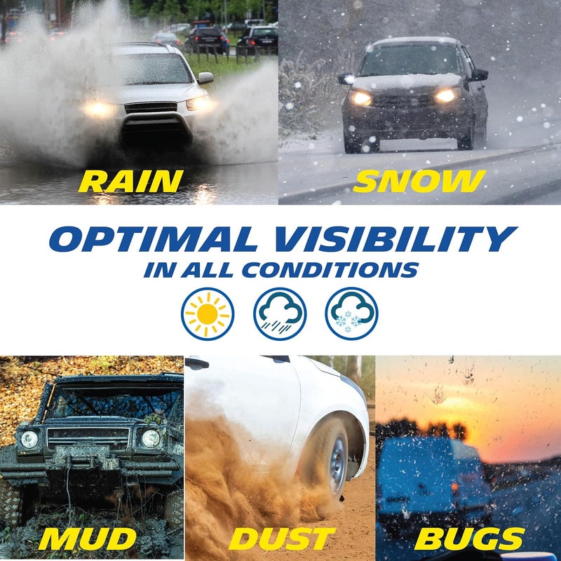 Michelin شفرات المساحات السيليكونية ميشلان برو بلس 28 و 16 بوصة حزمة مزدوجة - Image 3