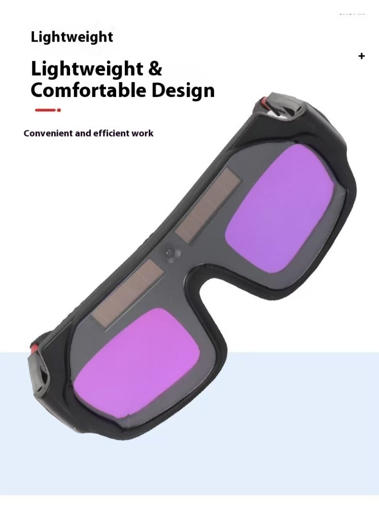 Welding Glasses Solar Energy Auto Darkening Welding Safety Goggles - Image 4