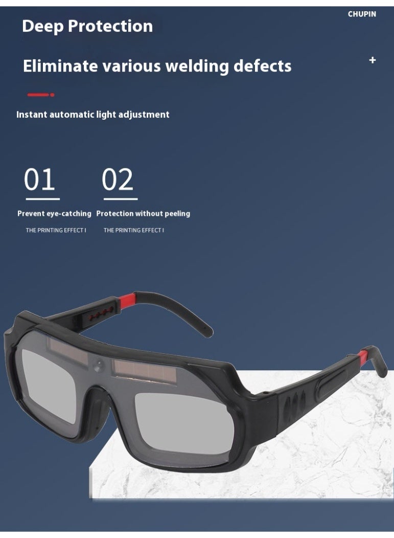 Welding Glasses Solar Energy Auto Darkening Welding Safety Goggles - Image 5