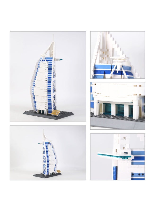 wange Burj Al Arab Hotel Dubai Building Blocks Set 5220 (Age 6+, 1306 Pieces) - Image 3