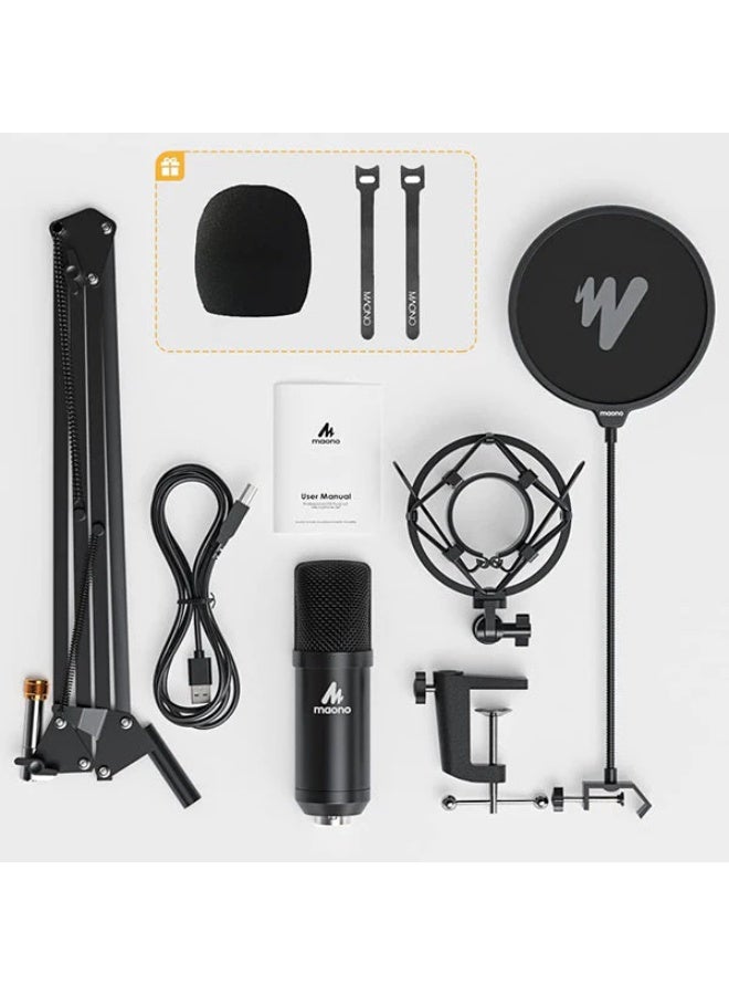 ماونو طقم ميكروفون Maono AU-A04 USB – بودكاست احترافي - Image 4