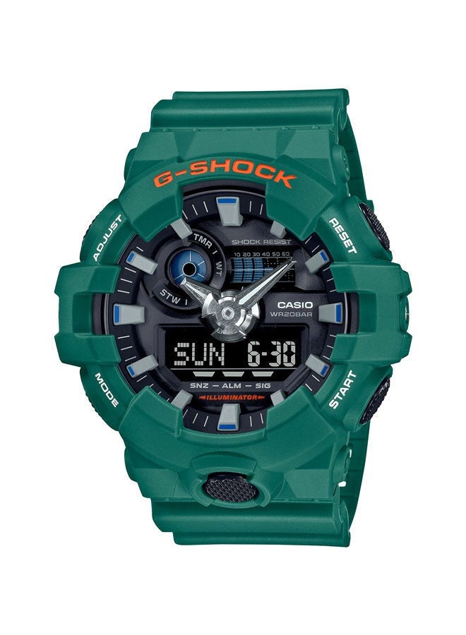CASIO G_Shock Resin Analog+Digital Wrist Watch GA-700SC-3ADR - Image 1