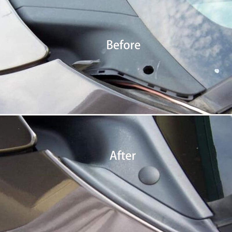 VOFONO Early Bus Wiper Cowling Rubber End Pieces for 2004-2008 Ford F-150 and 2006-2008 Lincoln Mark LT - Image 2