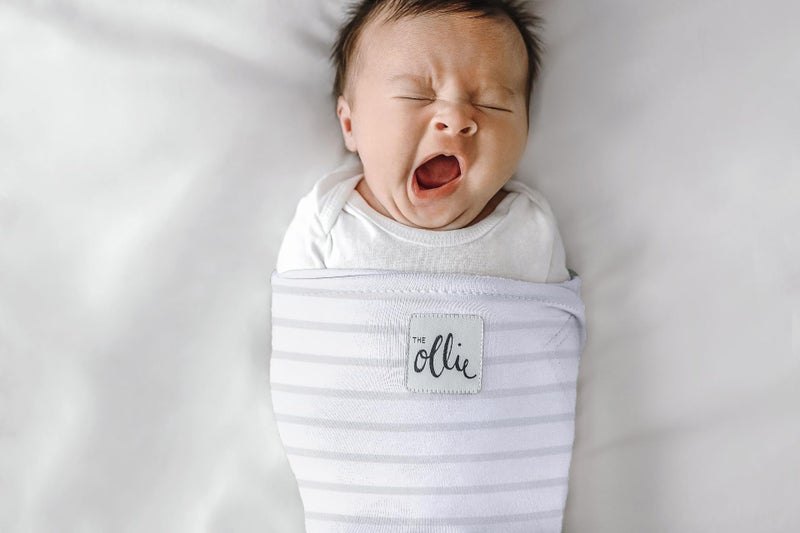 The Ollie Swaddle â€“ Adjustable Baby Swaddle for Newborns | Pediatrician-Approved for Safe Sleep | Easy Closure | Arms-Out | Lightweight, Machine-Washable | Easy Diaper Access - Image 5