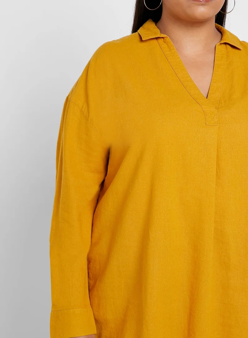 EVANS Linen Overhead Shirt