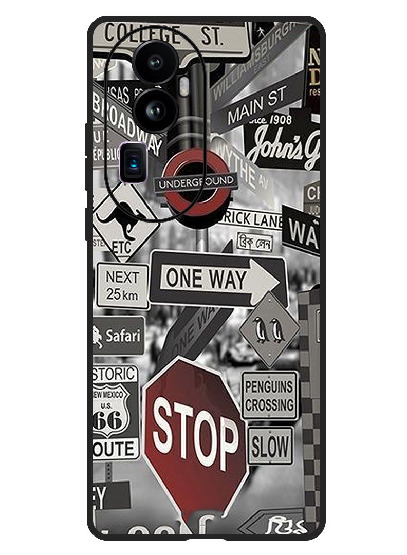 Theodor Protective Case Anti Scratch Shock Proof Bumper Cover For Oppo Reno 10 Pro Plus singler tag - Image 1