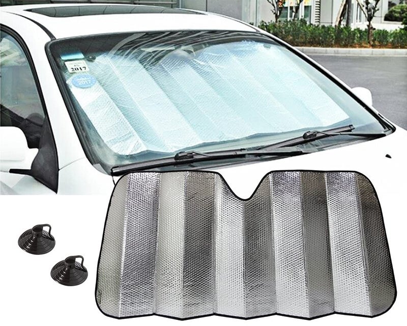 Selifaur - 60x130 cm Foldable Auto Front/Rear Window Car Windshield Sun Shade for 7 Series - Image 3