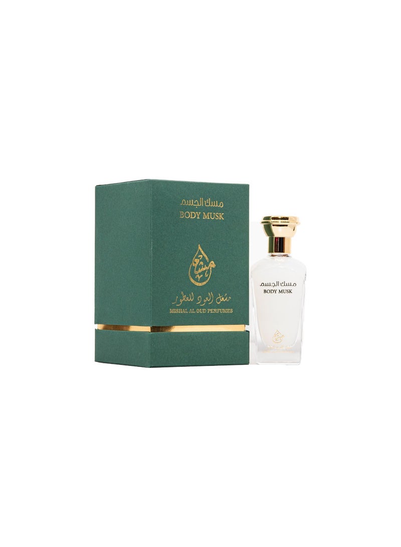Mishal al oud Body Musk Perfumes for Unisex, 100 ML - Image 1