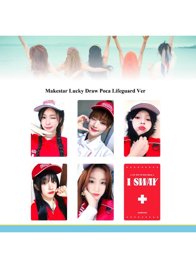 NIBEMINENT 5 Pcs Kpop（G)I-DLE I SWAY Lomo Cards Card For Fans Collection Gifts - Image 1
