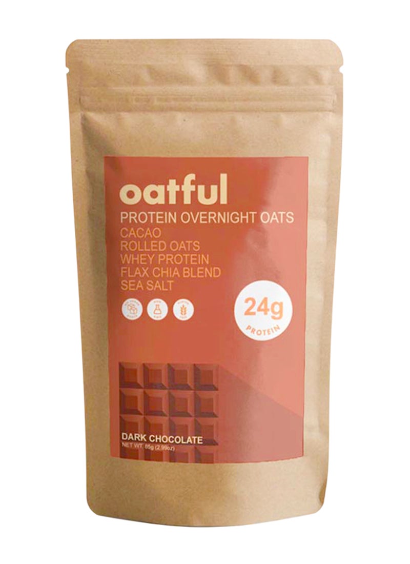 Oatful Dark Chocolate Protein Overnight Oats Mix 85g - Image 1