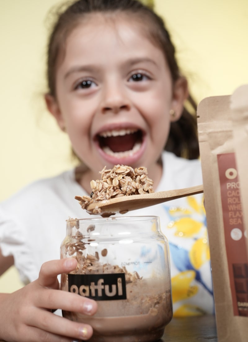 Oatful Dark Chocolate Protein Overnight Oats Mix 85g - Image 4