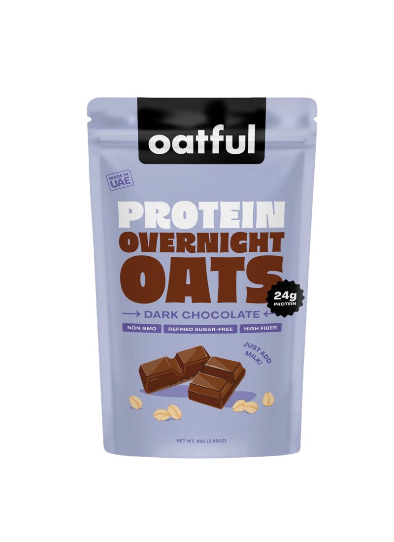 Oatful Dark Chocolate Protein Overnight Oats Mix Bar - Image 1