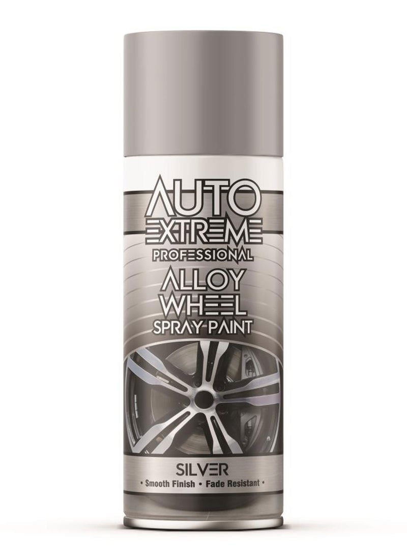 Auto Extreme Alloy Wheel Spray Paint Silver 400ml - Image 1