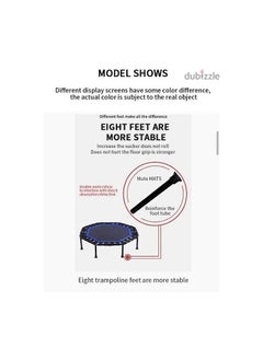 Generic Fitness Trampoline, Outdoor Trampoline for Kids and Adults with Adjustable Armrests  - Image 5