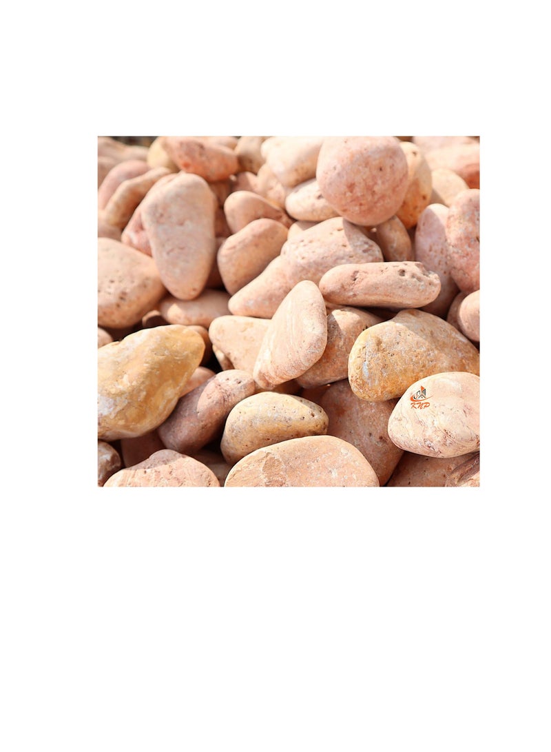 KNP Red Forest River Stone Natural Garden Material 5-8 cm 10 kg - Image 3