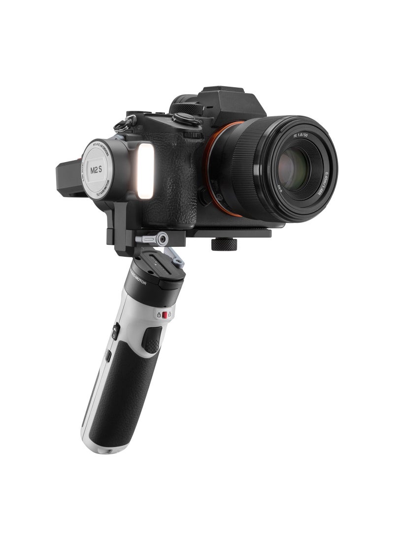 Zhiyun - Zhiyun CRANE-M2 S 3-Axis Handheld Gimbal Stabilizer Combo Kit with free Zhiyun SMOOTH-XS Smartphone Gimbal (White) - Image 1