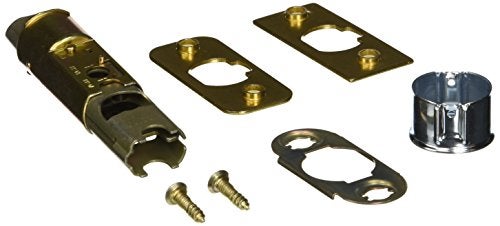Kwikset 1825-18 6-Way Adjustable Dead Latch, Polished Brass (3.5 x 7.2 x 1 inches) - Image 3