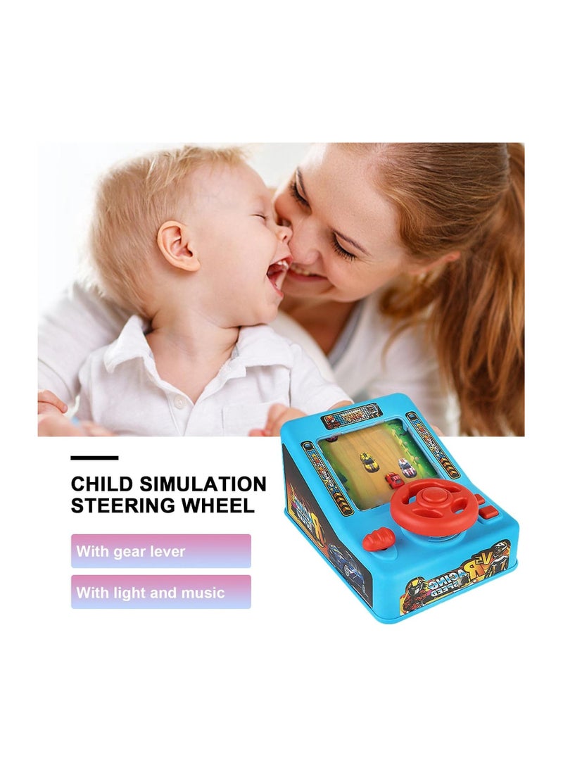 Kids Steering Wheel Simulation Toy,Boy And Girl Driving Toys,This toy car steering wheel has music and sounds of different vehicles to simulate driving - Image 2