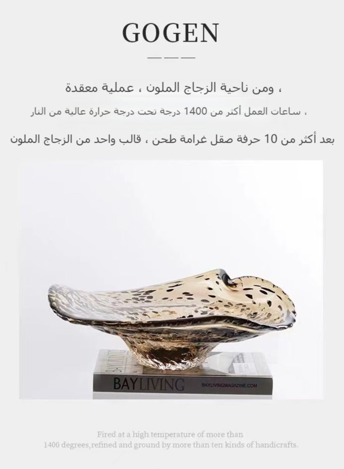 تشاينا مايد [مزهرية زجاجية يدوية من سلسلة التبلور الطبيعي لـGOGEN LIFE]  - Image 3