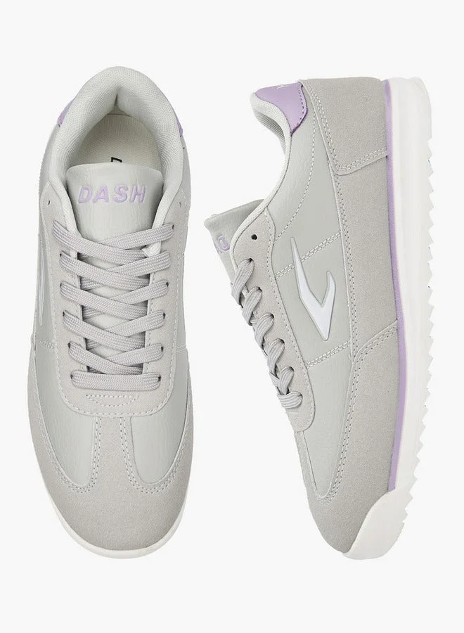 Dash Panelled Lace-Up Sneakers