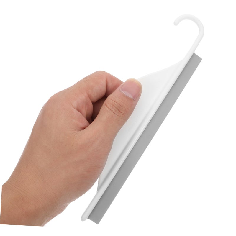 Small Silicone Squeegee Tool For Bathroom Cleaning Mirrors Glass Sinks Showers - Image 4