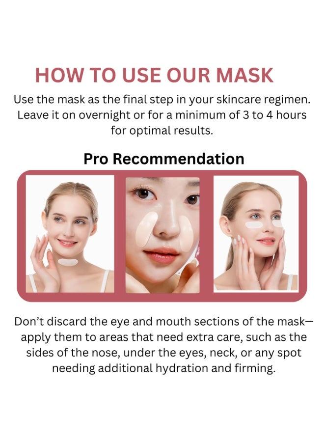 Bio-Collagen Real Deep Mask, Hydrating Overnight Mask, Pore Minimizing, Elasticity Improvement, 34g x4ea - Image 4