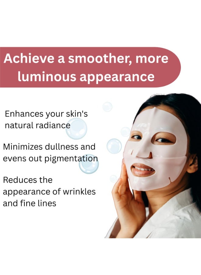 Bio-Collagen Real Deep Mask, Hydrating Overnight Mask, Pore Minimizing, Elasticity Improvement, 34g x4ea - Image 2