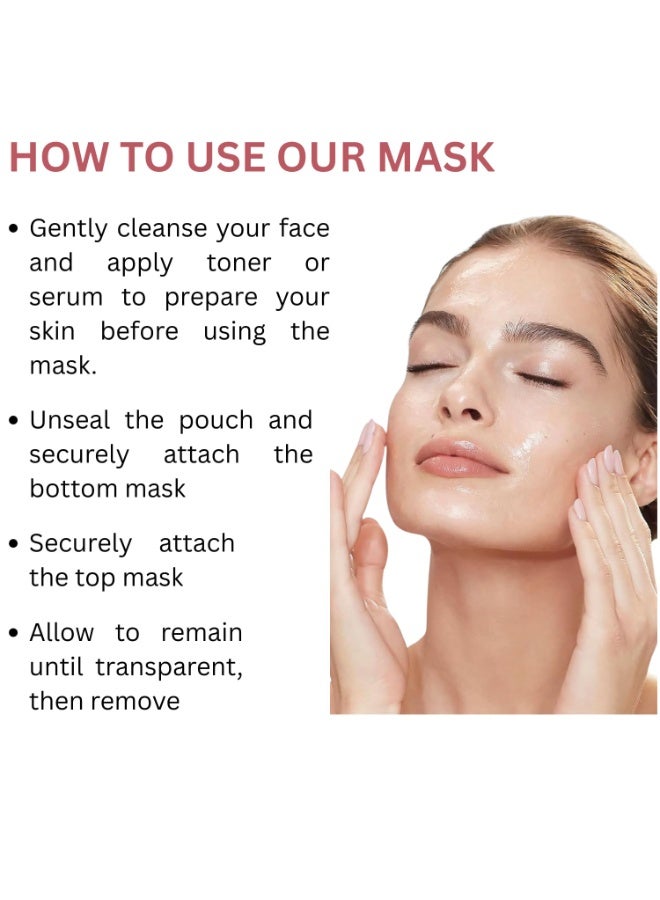 Bio-Collagen Real Deep Mask, Hydrating Overnight Mask, Pore Minimizing, Elasticity Improvement, 34g x4ea - Image 3