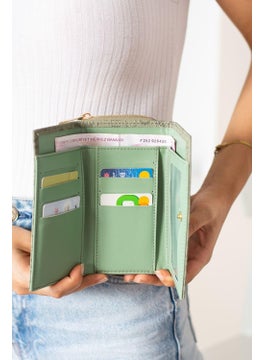 Just Polo Women's Green Wallet & Card Holder JP0001  - Image 2