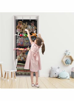 Excefore 1 Pce Door Finisher Storage Plush Toy Hanging Large Capacity Toy Storage Bag  - Image 3