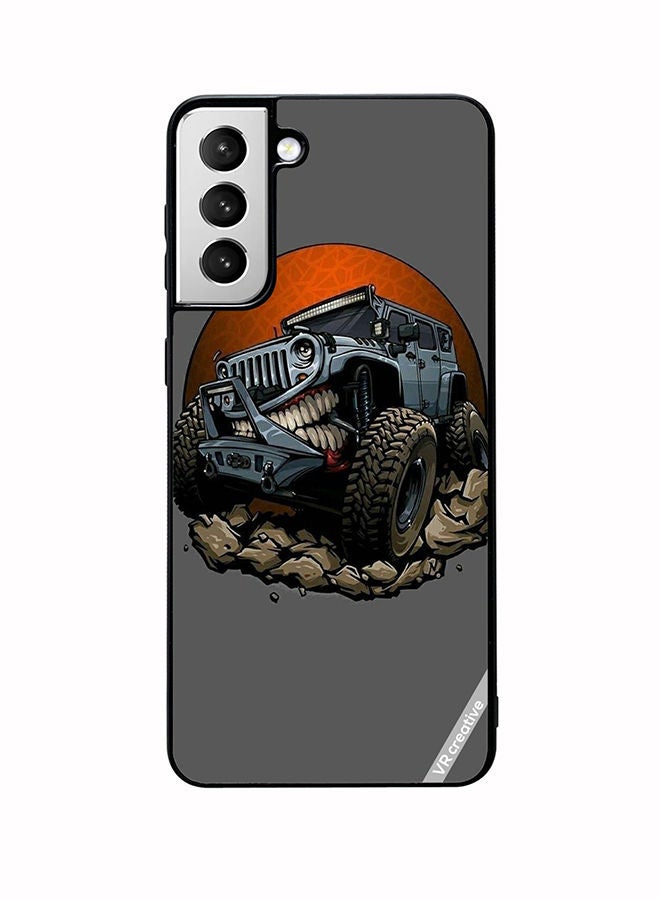 VR CREATIVE Protective Case Cover For Samsung Galaxy S22 5G Car Design Multicolour - Image 1