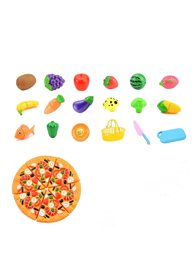 general 24 Pcs Creative Kitchen Pretend Play Toy Set With Non-toxic Material for Kids - Image 2