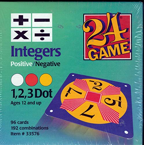 24 GAME 96Card Deck Integers Math Card Game