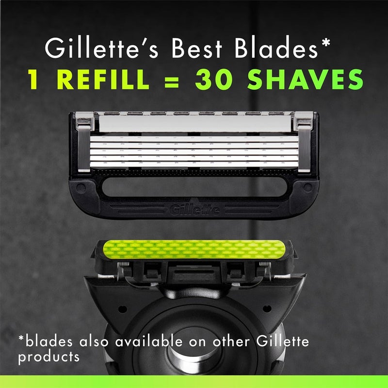 Gillette شفرات حلاقة جيلت لابز للرجال - 4 خراطيش متوافقة مع شفرات جيلت لابز مع شريط تقشير - Image 3