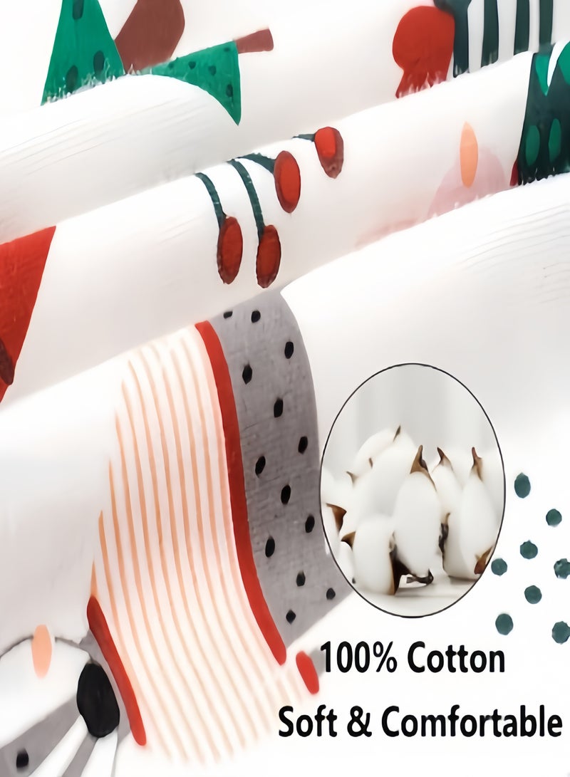 كيفن لفافة قماط قطنية جيدة التهوية بنسبة 100% مع اجنحة قابلة للتعديل لحديثي الولادة من الجنسين حتى 0-12 اشهر - Image 3