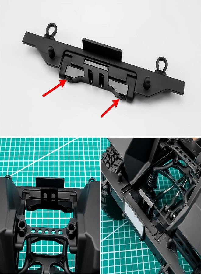 RCLIONS حامل هيكل أمامي وخلفي من الألومنيوم من RCLIONS لسيارة الزحف AXIAL SCX10-III AXI03008 CJ-7 RC بمقياس 1/10، قطع غيار وإكسسوارات - Image 4