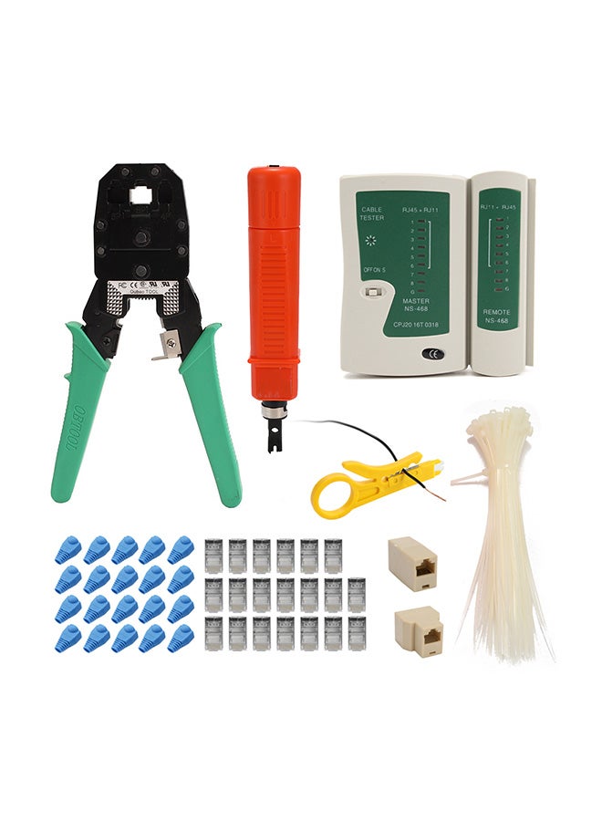 Loquat Multifuctional Portable Ethernet Network Hardware Tool Set Multicolour - Image 1