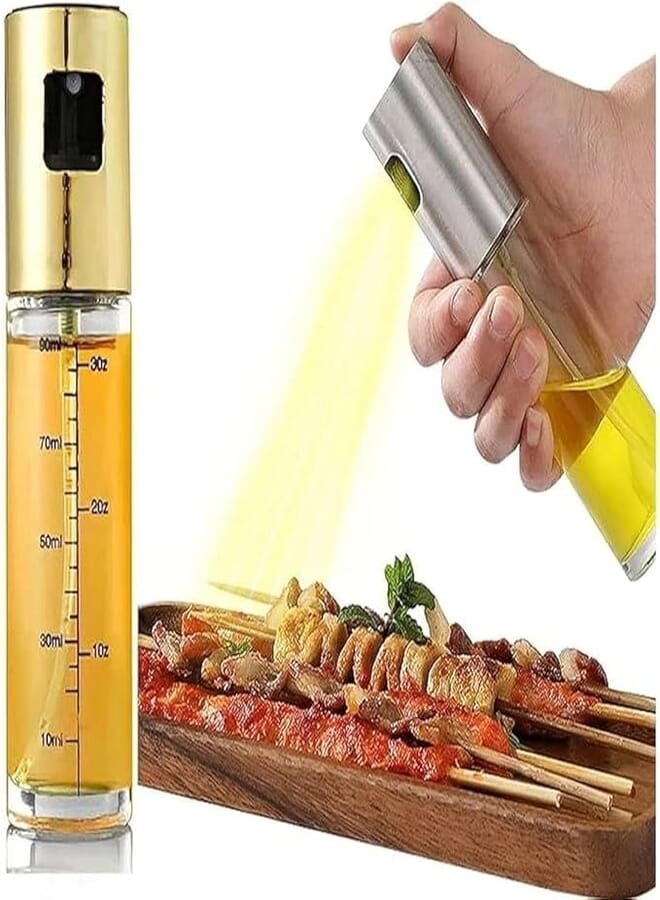 Spaceshoop Generic Edible Oil Sprayer, Dispensing Edible Oils, Leak-proof for On-the-go Use, Cooking and Food Preparation, Kitchen Use, Plastic, Slim Neck Bottle