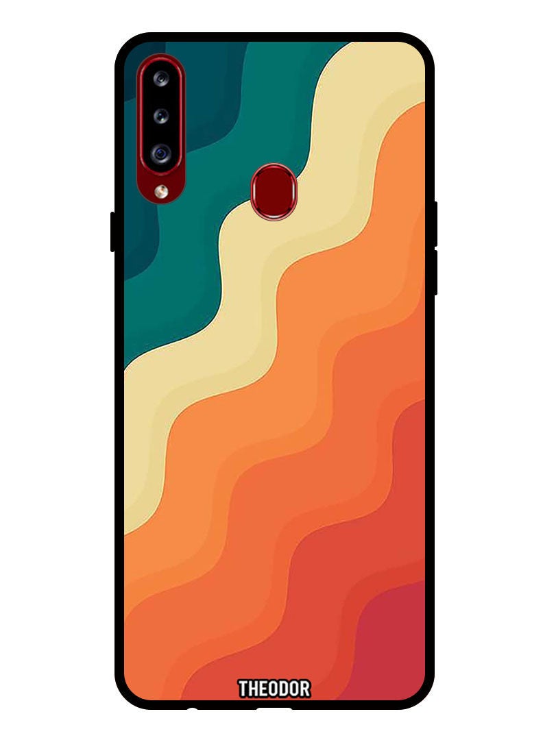 Protective Case Cover For Samsung Galaxy A20S  Curvy stripes
