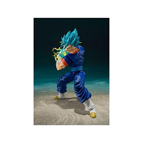 Bandai Figurine DBZ Super Saiyan God Super Saiyan Vegetto SH Figuarts 14cm 4573102587596 - Image 5