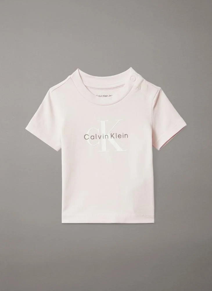 كالفن كلاين جينز Infant Graphic Crew Neck T-Shirt